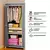 Guarda Roupa Closet Dobrável Organizador com Capa de Tecido - comprar online
