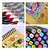 Kit Livro De Colorir Capa Dura + 100 Canetinhas - AMARELO - loja online