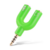 Adaptador P3 Para P2 - comprar online