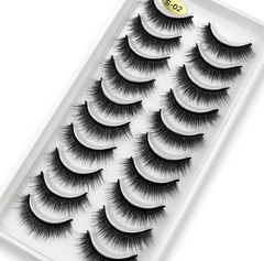 Novos Cílios Postiços Premium 3d-S05 Cartela 10 Pares na internet