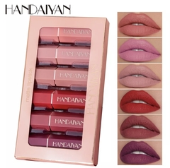 ￼HANDAYAN Conjunto De 6-Cores De Batom Mate Piece - comprar online
