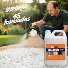 Resina Brilho Molhado 5L para Pedra Jardim Grama Pedra e Porcelanato - loja online
