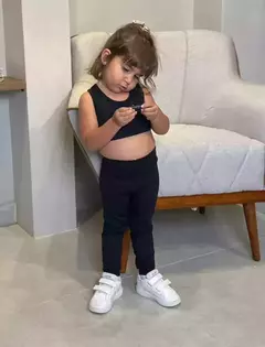 LEGGING INFANTIL AMRAP PRETO