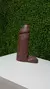 Penis Realistico NEGRO com Escroto Macico - 23,2x7,3