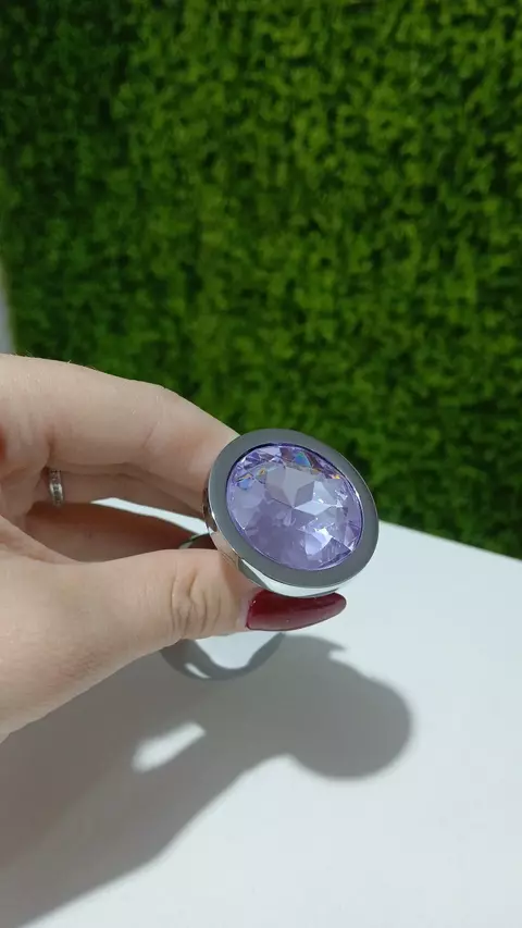 PLUG ANAL REDONDO TAMANHO M - LILAS - comprar online