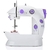 Mini Maquina Costura Portátil Elétrica + Pedal Bivolt