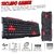 Kit Mobilador Gamer Teclado Teclas Vermelhas Mouse MS62 MousePad Speed HUB OTG Tripe - fortpis product