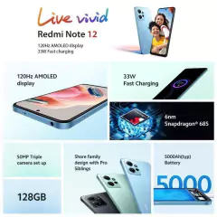 SmartPhone Xiaomi Note 12 6/128GB - Metaversø
