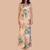 Vestido longo estampado - comprar online