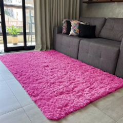 Tapete Peludo Rosa 1,50 x 1,00 Metros - loja online