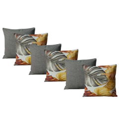 Kit com 6 Almofadas Decorativas Cheias 48x48cm - Santa Lorenza | Tapetes Peludos com Frete Grátis e 12x