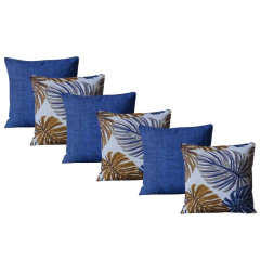 Kit com 6 Almofadas Decorativas Cheias 48x48cm
