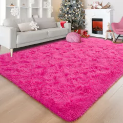Tapete Peludo Rosa 2,50 x 2,00 Metros