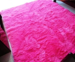 Tapete Peludo Rosa 2,00 x 2,00 Metros - Santa Lorenza | Tapetes Peludos com Frete Grátis e 12x