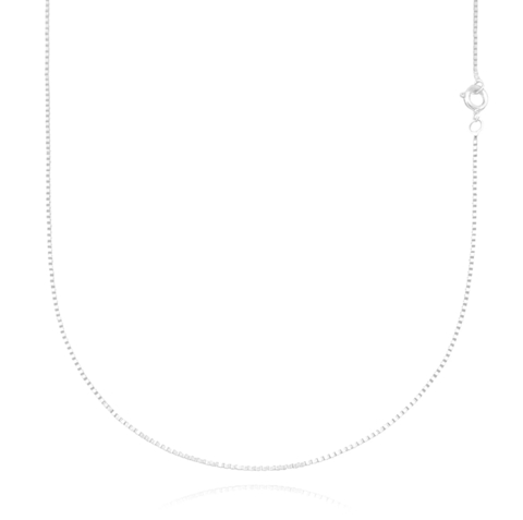 Colar Veneziana 1,2mm (Fecho Tradicional) (PRATA 925)