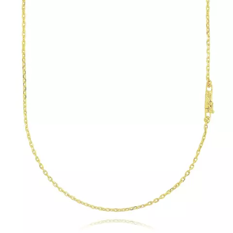 Corrente Carrier Cadeado 2mm (Fecho Canhão) (Banho Ouro 24k)