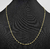 Colar Piastrine Detalhada 2mm (Fecho Tradicional) (Fecho Tradicional) (Banho Ouro 18K) - comprar online