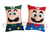 Kit c/02 Pelúcias - almofadas turma Super Mario Bros e Luigi