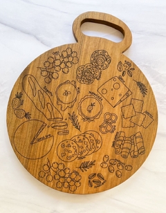 Tabla grabada para charcutería - comprar en línea