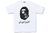 BAPE x OVO Ape Head Tee - White