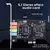 Pci-e 5.1 placa de som computador pcie 5.1 canais pcie áudio pcie 6 canais jogo na internet