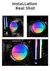 TEUCER-AF-120 Refrigerador de água, 12cm, ventilador RGB, processador dissipado - C&V-INFORMÁTICA E VARIEDADES