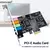 Pci-e 5.1 placa de som computador pcie 5.1 canais pcie áudio pcie 6 canais jogo - comprar online