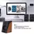 Heavy Bass Computer Speaker, Som com Cancelamento de Ruído, Bookshelf Subwoofer