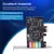 Pci-e 5.1 placa de som computador pcie 5.1 canais pcie áudio pcie 6 canais jogo na internet