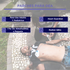 Parches De Repuesto Para Desfibrilador HR-501 Radian QBio en internet