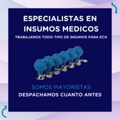 Imagen de Peras Precordiales Para Electrocardiografo Adulto