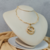 CHOKER ASPIRAL DOURADA - comprar online