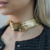 CONJUNTO COLAR E PULSEIRA EM COURO - comprar online