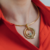 CHOKER PINGENTE ASPIRAL PONTO DE LUZ - comprar online