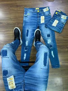 CALÇA JEANS JOGADOR BROW
