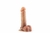 Pênis Real Dick Ultra Realístico com Escroto e Ventosa de 15,3 x 3,8 cm, na internet