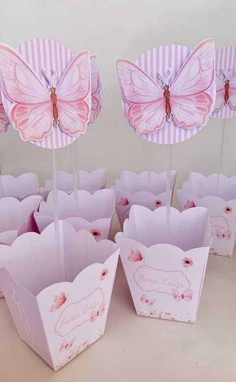 Cachepot Centro de Mesa Borboleta