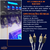 Kit 3 Cabos RCA 1 Metro Injetado Transparente Tech One Svart - Delgaparts