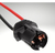 Kit 2 Soquete Conector Plug T10 Pingão Com Chicote Meia Luz na internet