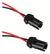 Kit 2 Soquete Conector Plug T10 Pingão Com Chicote Meia Luz