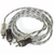 Kit 3 Cabos RCA 1 Metro Injetado Transparente Tech One Svart na internet