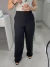 Calça social pantalona passante duplo