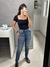 Calça jeans skinny premium estonada - Grazi Store