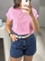 T-shirt estilo cropped "glow everyday"
