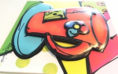 Quadro Cozinha - Caneca Colorida na internet