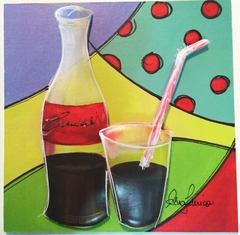 Quadro Cozinha - Coca Cola - Artesanatos Silvia Federico