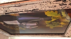 Quadro Cozinha - Vinho com Taça - comprar online