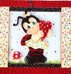Quadro quarto infantil - Joaninha
