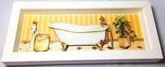 Quadro Lavabo - com banheira na internet