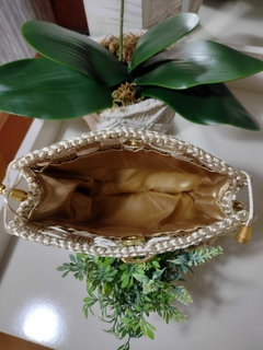 Bolsa de Crochê - Bolsa Atena - Creme na internet